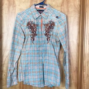 Roar brand, western button down